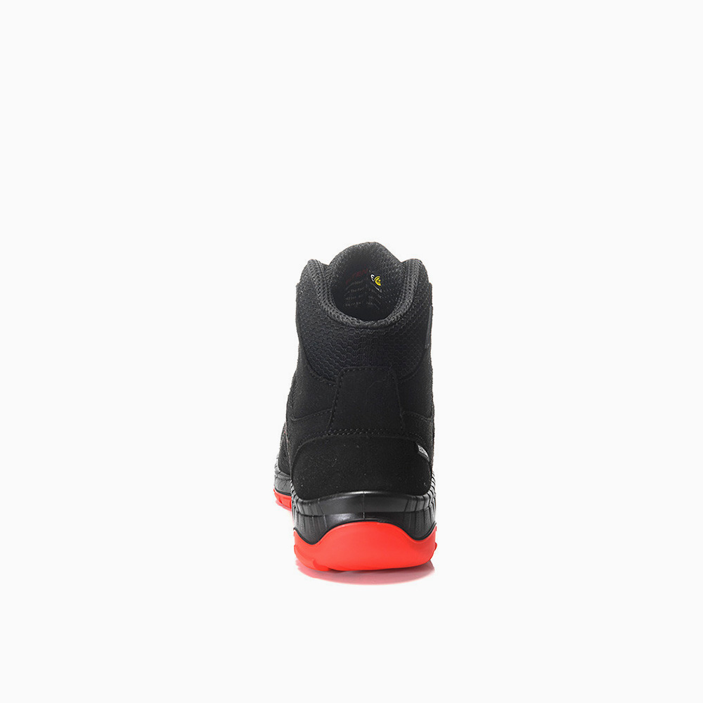 ELTEN DAMEN Sicherheitsschnürstiefel MADDOX Compo black-red Mid ESD S3S