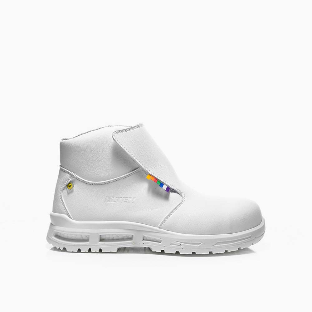 ELTEN HERREN Sicherheitsstiefel BRICE XXTM white Mid ESD S3S