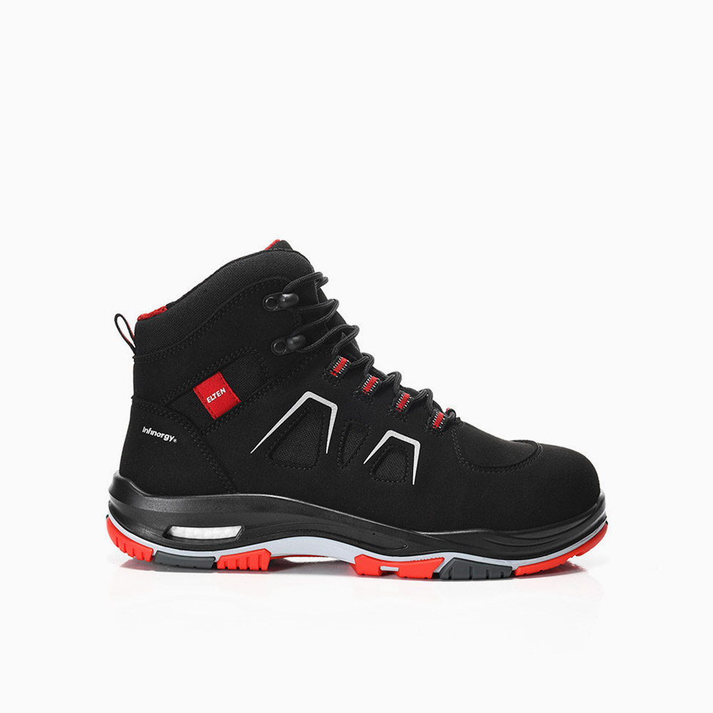 ELTEN DAMEN Sicherheitsstiefel ALAN XXTP black-red Mid ESD S3S