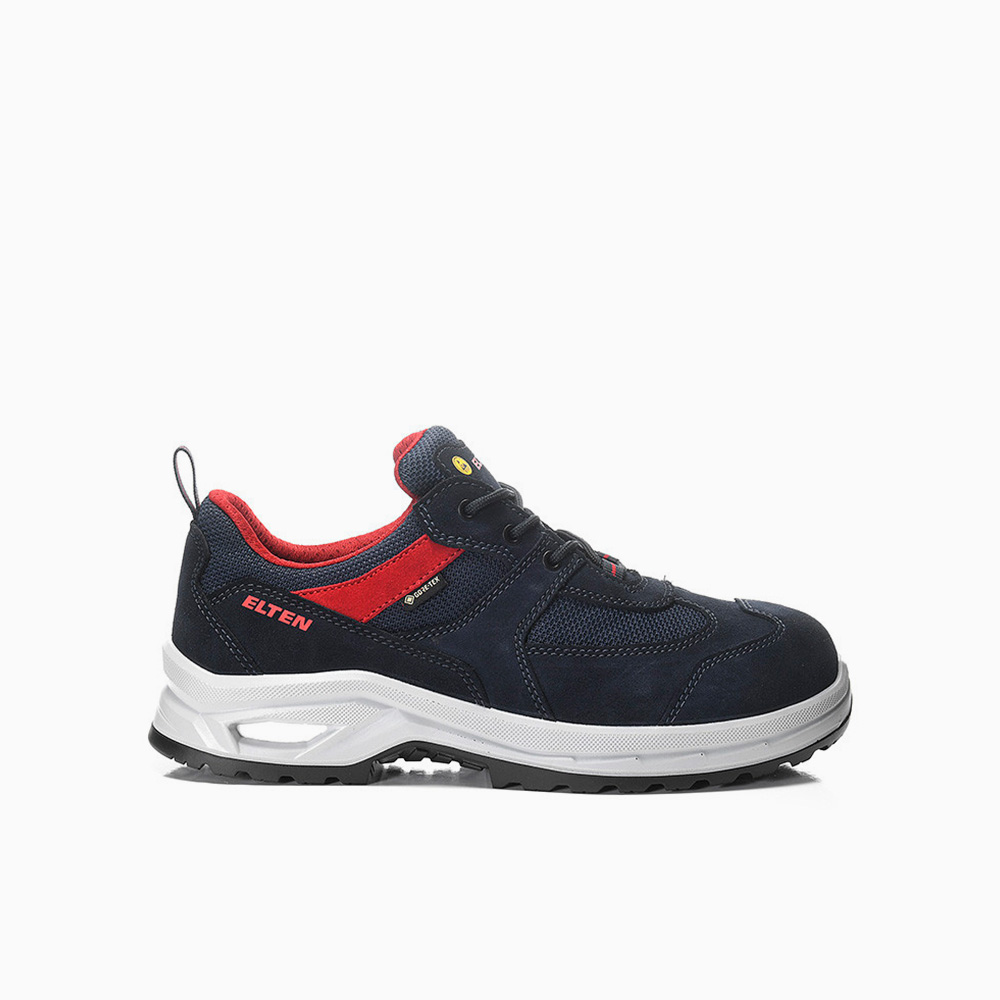 ELTEN HERREN Sicherheitshalbschuh ROBSON XXP GTX blue-red Low ESD S2
