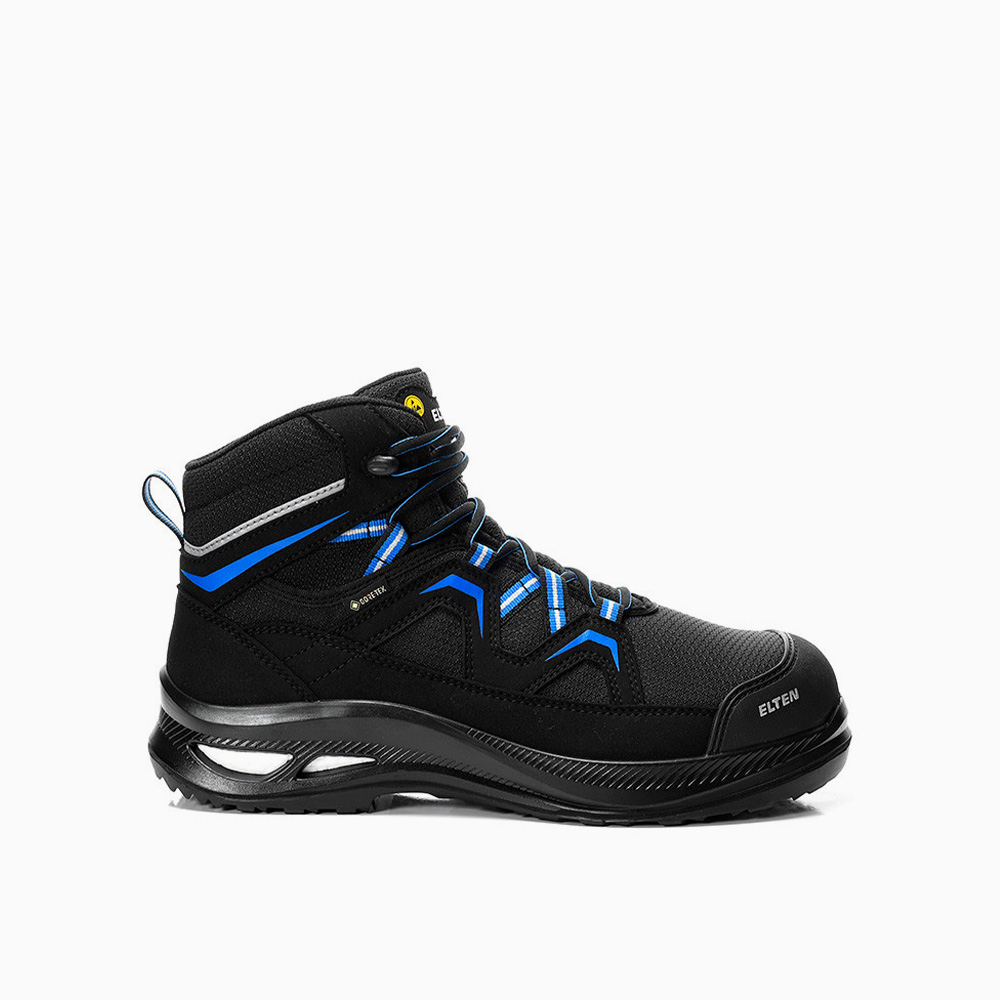 ELTEN HERREN Sicherheitsstiefel FRY XXG Pro GTX black-blue Mid ESD S3 HI CI
