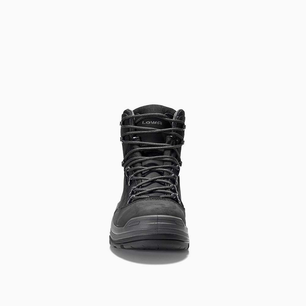 HERREN LOWA Sicherheitsschnürstiefel RENEGADE Work GTX black Mid S3S CI