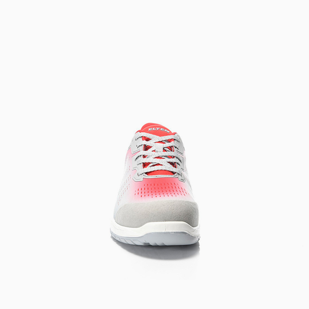 ELTEN HERREN Sicherheitshalbschuh LUAN grey-red Low ESD S1PS