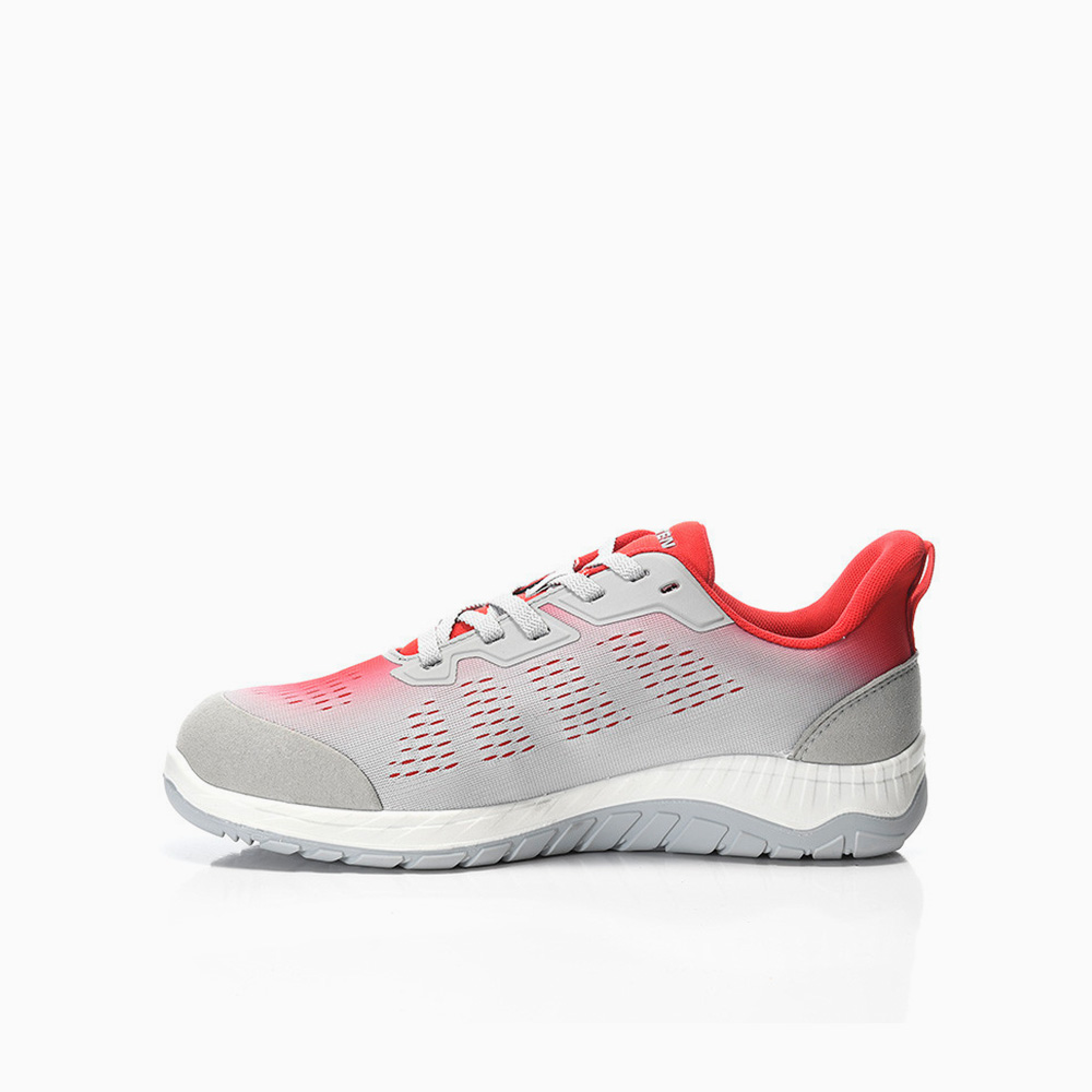 ELTEN HERREN Sicherheitshalbschuh LUAN grey-red Low ESD S1PS