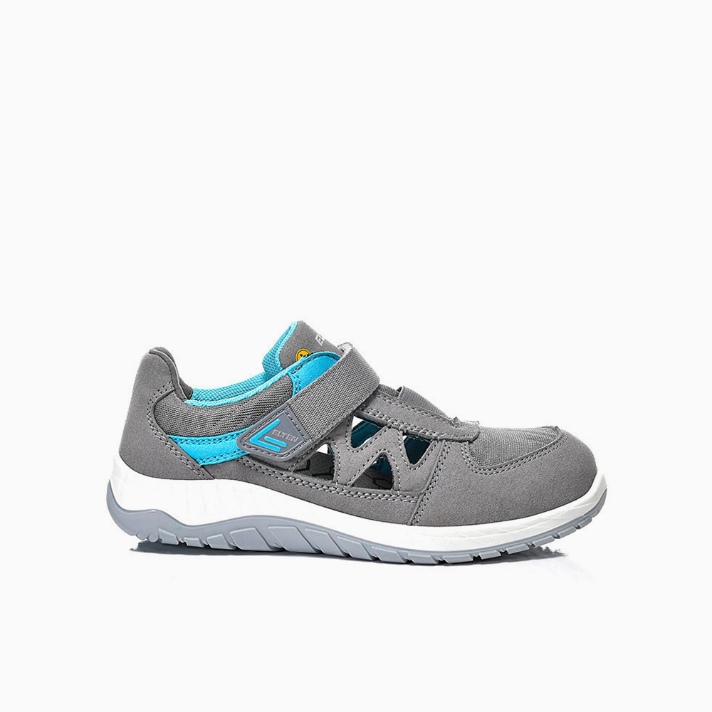 ELTEN DAMEN Damen-Sicherheitssandale MADDIE grey Easy ESD S1PS