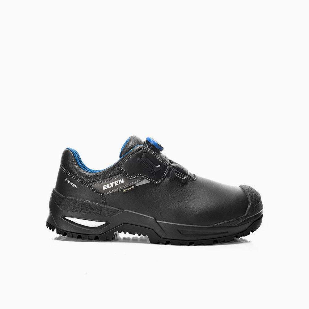 ELTEN HERREN Sicherheitshalbschuh STEFANO XXSG BOA® GTX black-blue Low ESD S3S