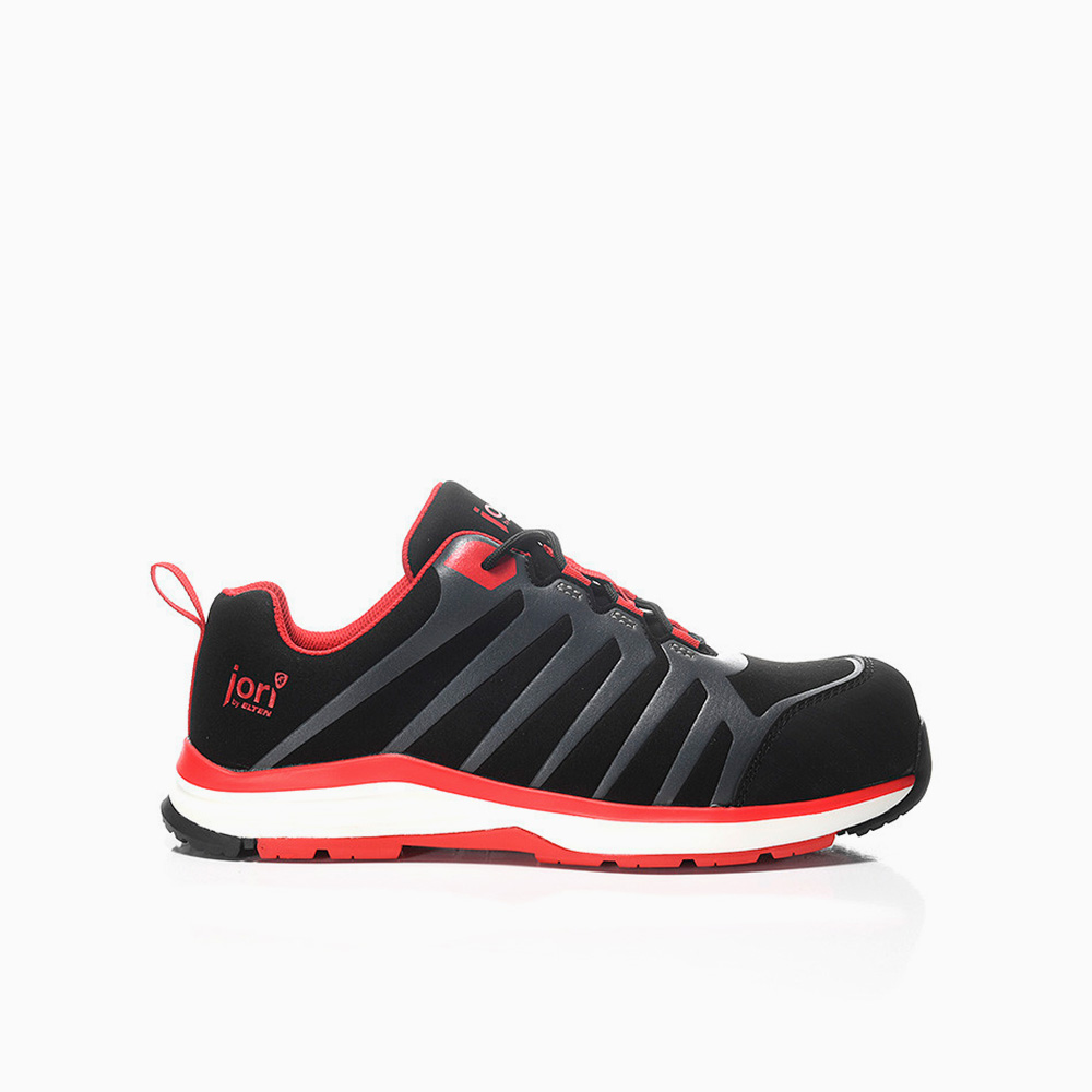 DAMEN JORI Sicherheitshalbschuh jo_RAPID black-red Low ESD S3S