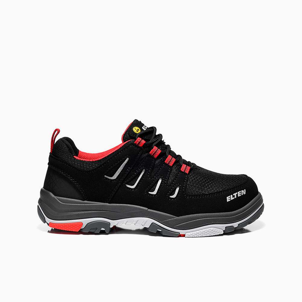 ELTEN HERREN Sicherheitshalbschuh WILLIAM red Low ESD S1PS Typ 3