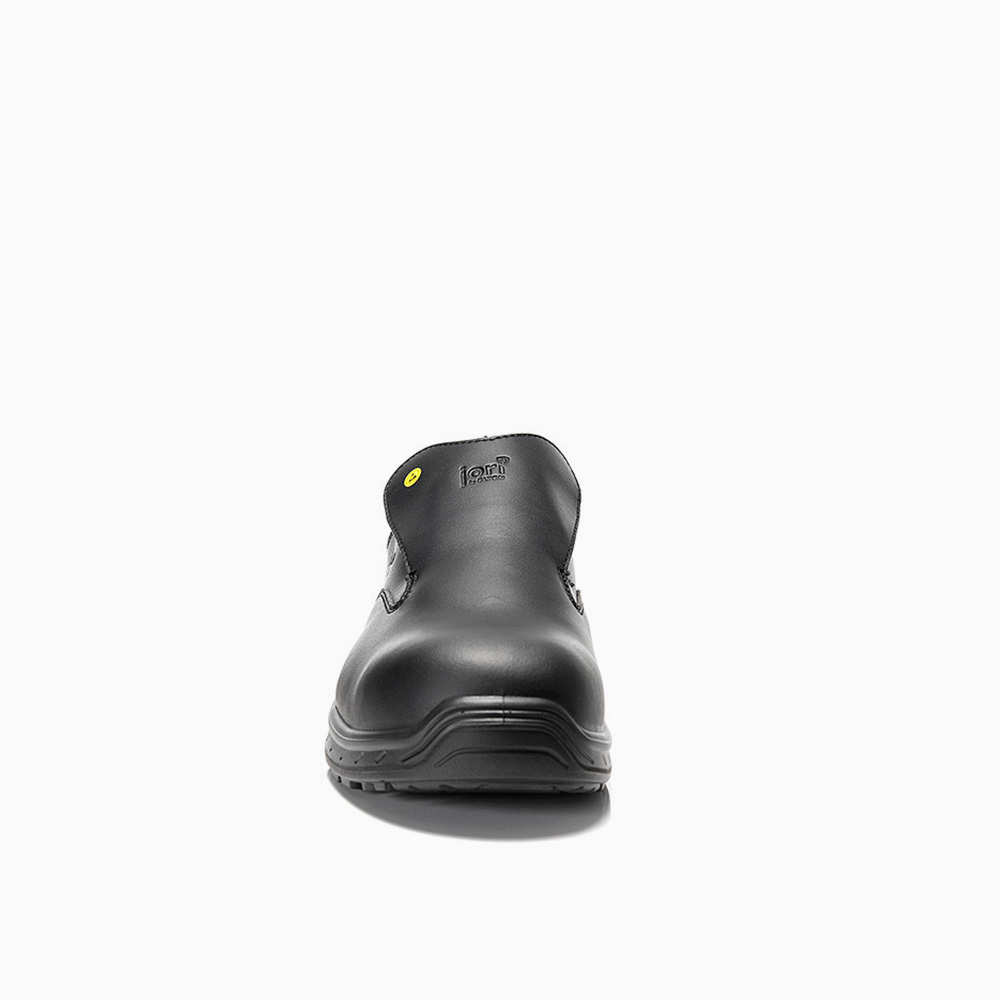 DAMEN JORI Sicherheitshalbschuh jo_CLEAN Slipper black Low ESD S3S