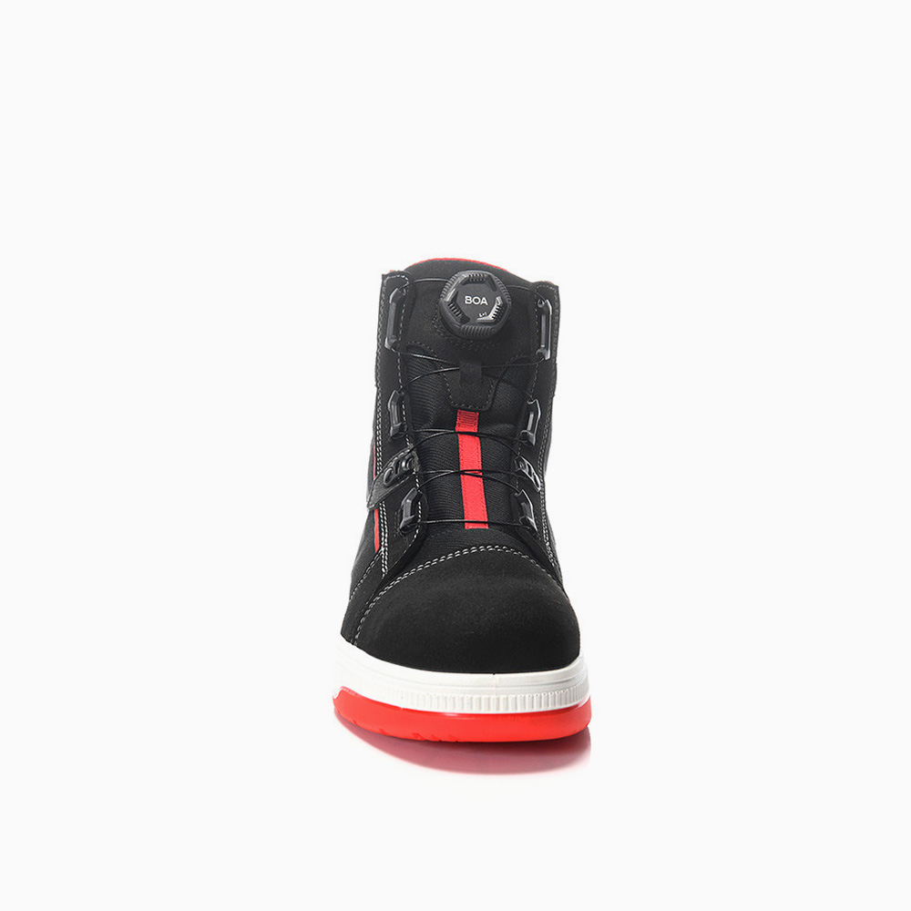 ELTEN HERREN Sicherheitsstiefel ISAAK XXST BOA® black-red Mid ESD S2