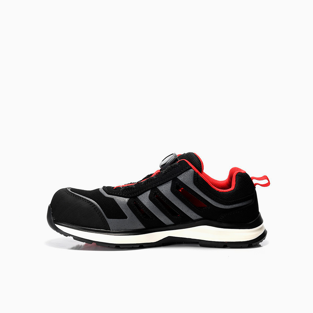 DAMEN JORI Sicherheitssandale jo_RAPID BOA® black-red Easy ESD S1PS