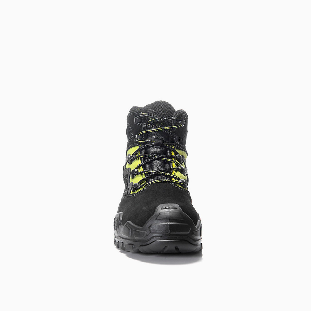 ELTEN HERREN Sicherheitsschnürstiefel MICK black-green Mid ESD S3S