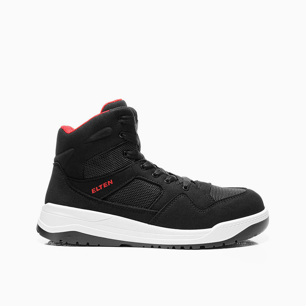 ELTEN HERREN Sicherheitsschnürstiefel LAKERS black Mid ESD S1PS