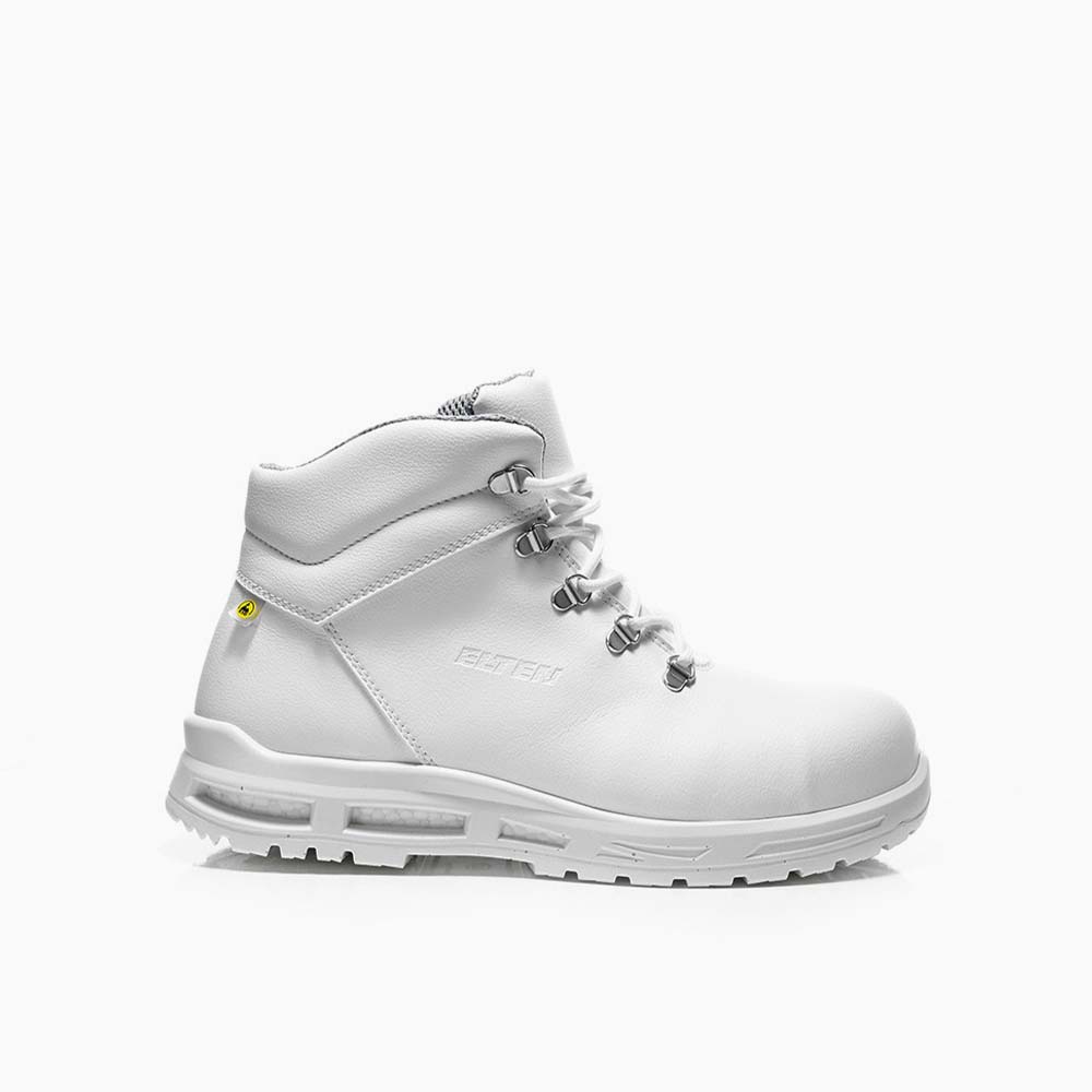 ELTEN HERREN Sicherheitsschnürstiefel BRANDON XXTM white Mid ESD S3S