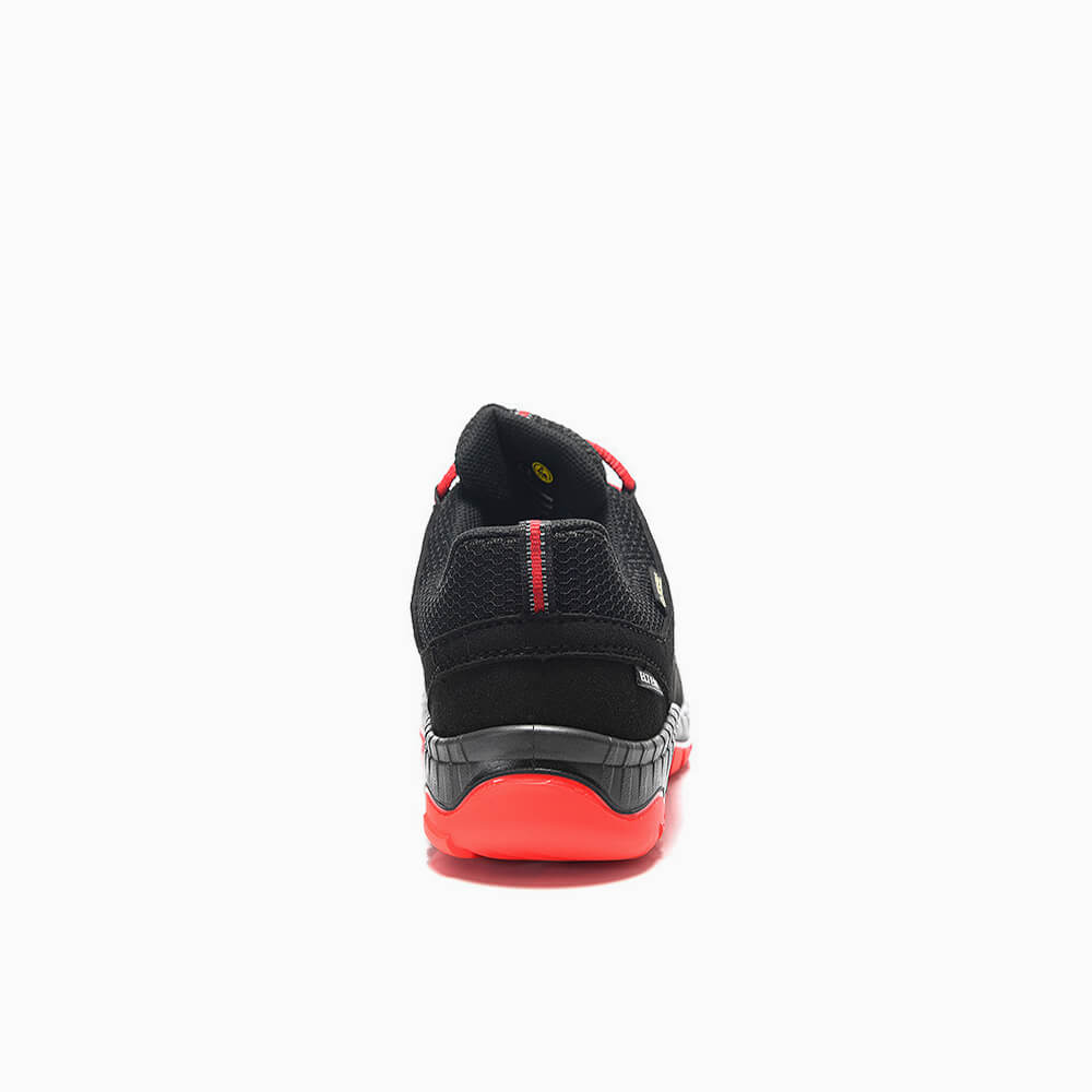 ELTEN HERREN Sicherheitshalbschuh MADDOX GTX W black-red Low ESD S3S CI