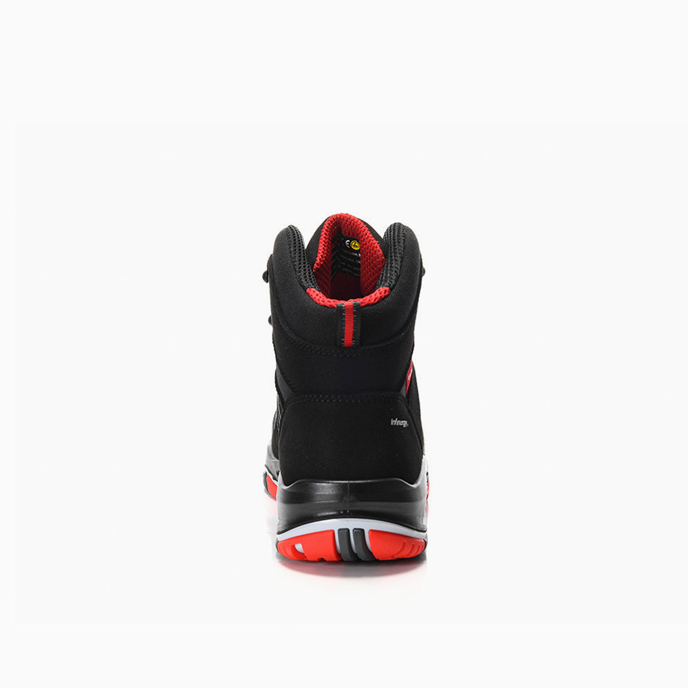 ELTEN HERREN Sicherheitsstiefel ALAN XXTP black-red Mid ESD S3S