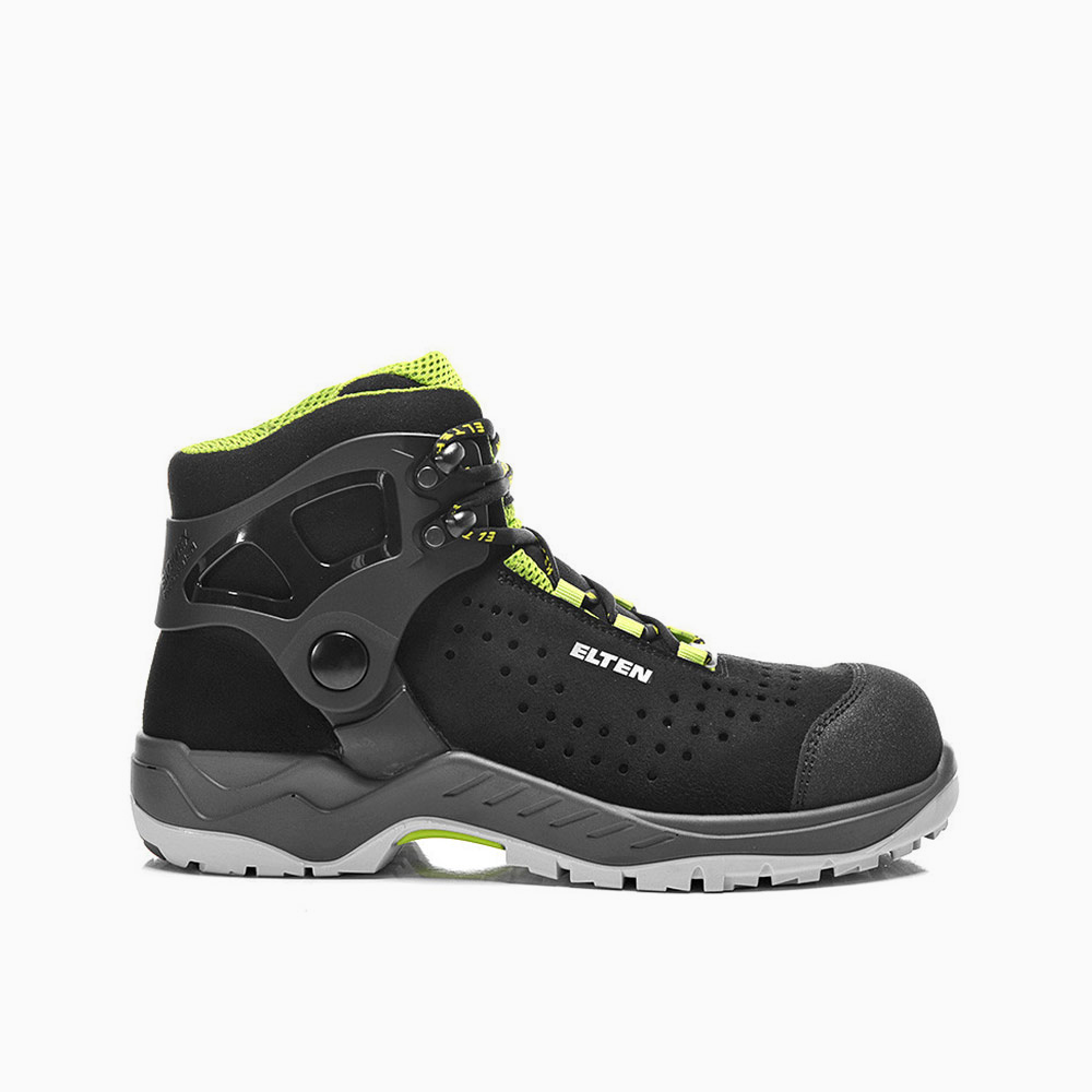 ELTEN HERREN Sicherheitsstiefel TOMMASO green Mid ESD S1PS