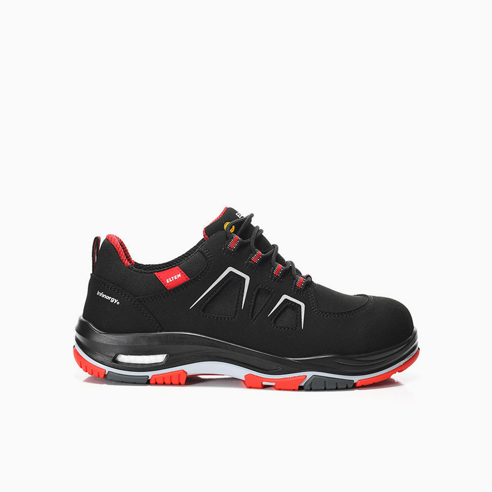 ELTEN HERREN Sicherheitshalbschuh ALAN XXTP black-red Low ESD S3S