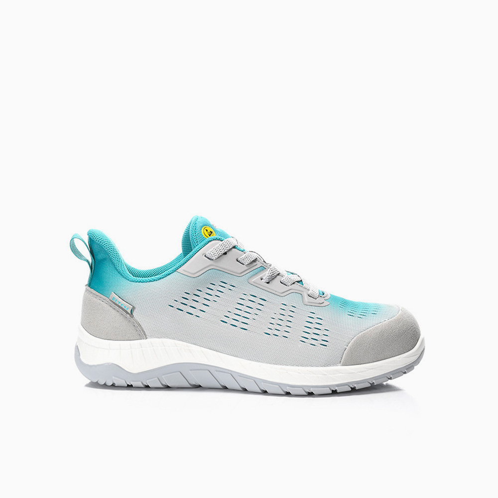ELTEN DAMEN Sicherheitshalbschuh LUANA grey-turquoise Low ESD S1