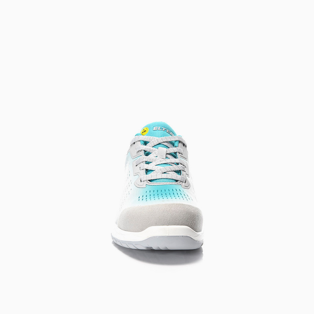 ELTEN DAMEN Sicherheitshalbschuh LUANA grey-turquoise Low ESD S1