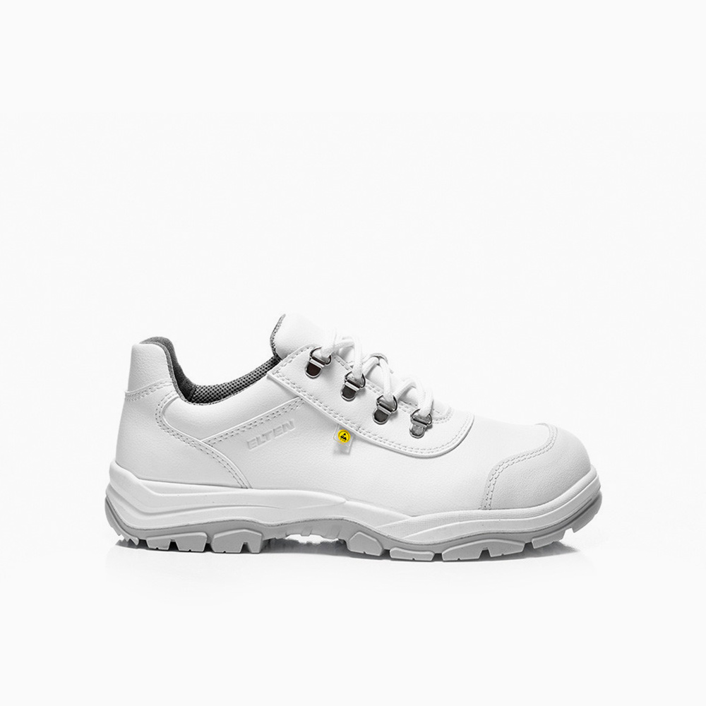 ELTEN HERREN Sicherheitshalbschuh DEAN RUBBER white Low ESD S2 HI Typ 1