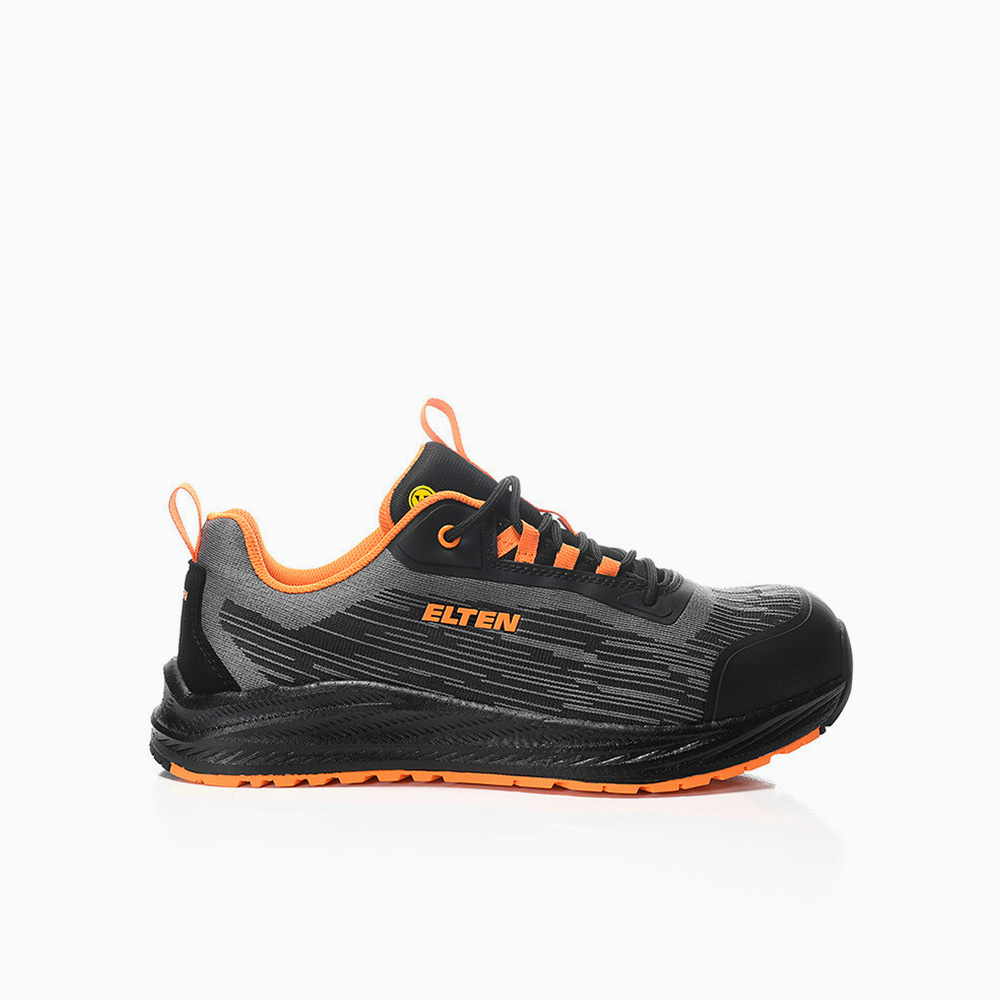 ELTEN HERREN Sicherheitshalbschuh HANKO XXNF black-orange Low ESD S1PS