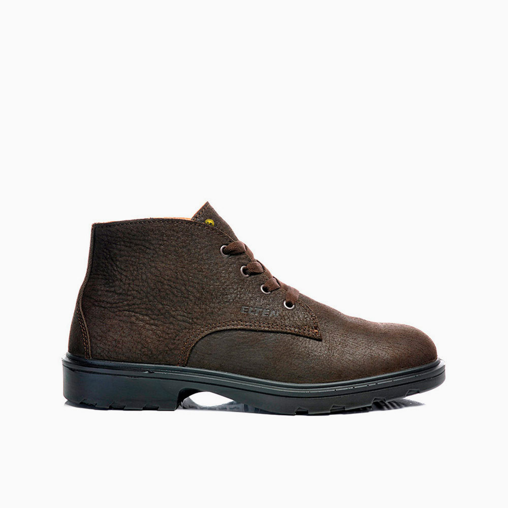 ELTEN HERREN Sicherheitsschnürstiefel NIKOLAS XW brown Mid ESD S3