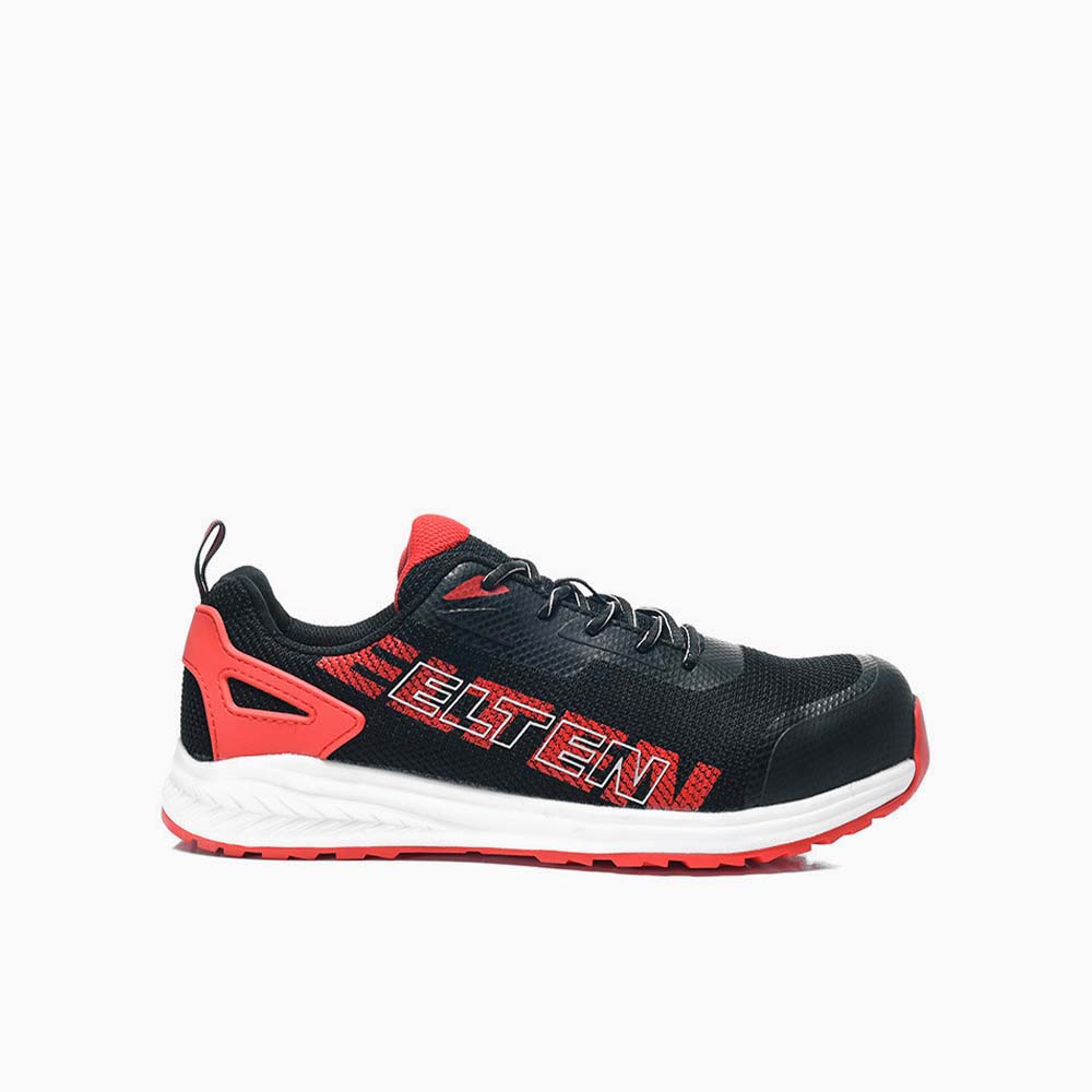 ELTEN HERREN Sicherheitshalbschuh BATIS black-red Low ESD S1PL