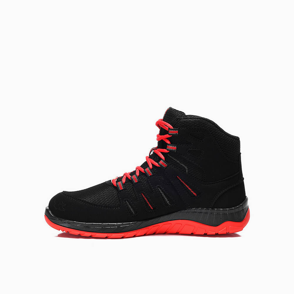 ELTEN DAMEN Sicherheitsschnürstiefel MADDOX black-red Mid ESD S3S