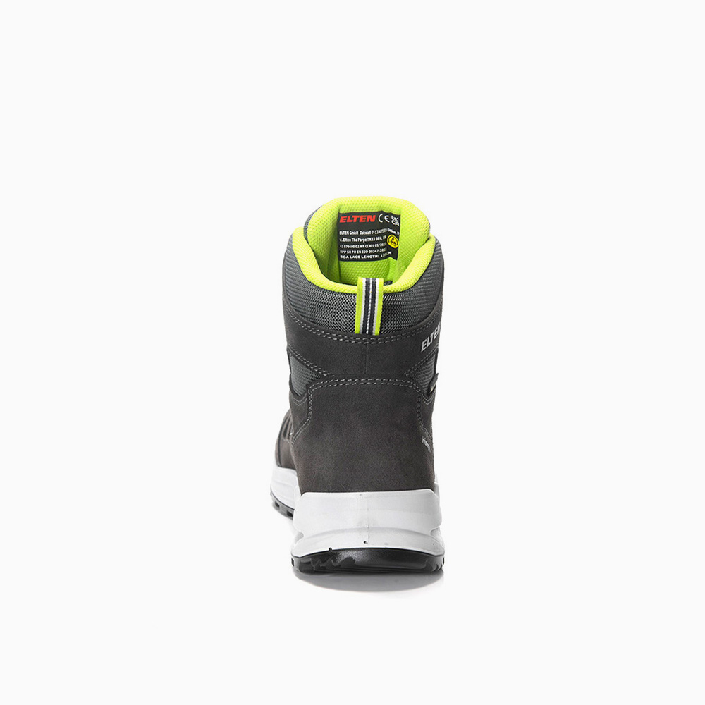 ELTEN DAMEN Berufsstiefel RILEY XXF BOA® GTX grey-lime Mid ESD O2 WR CI