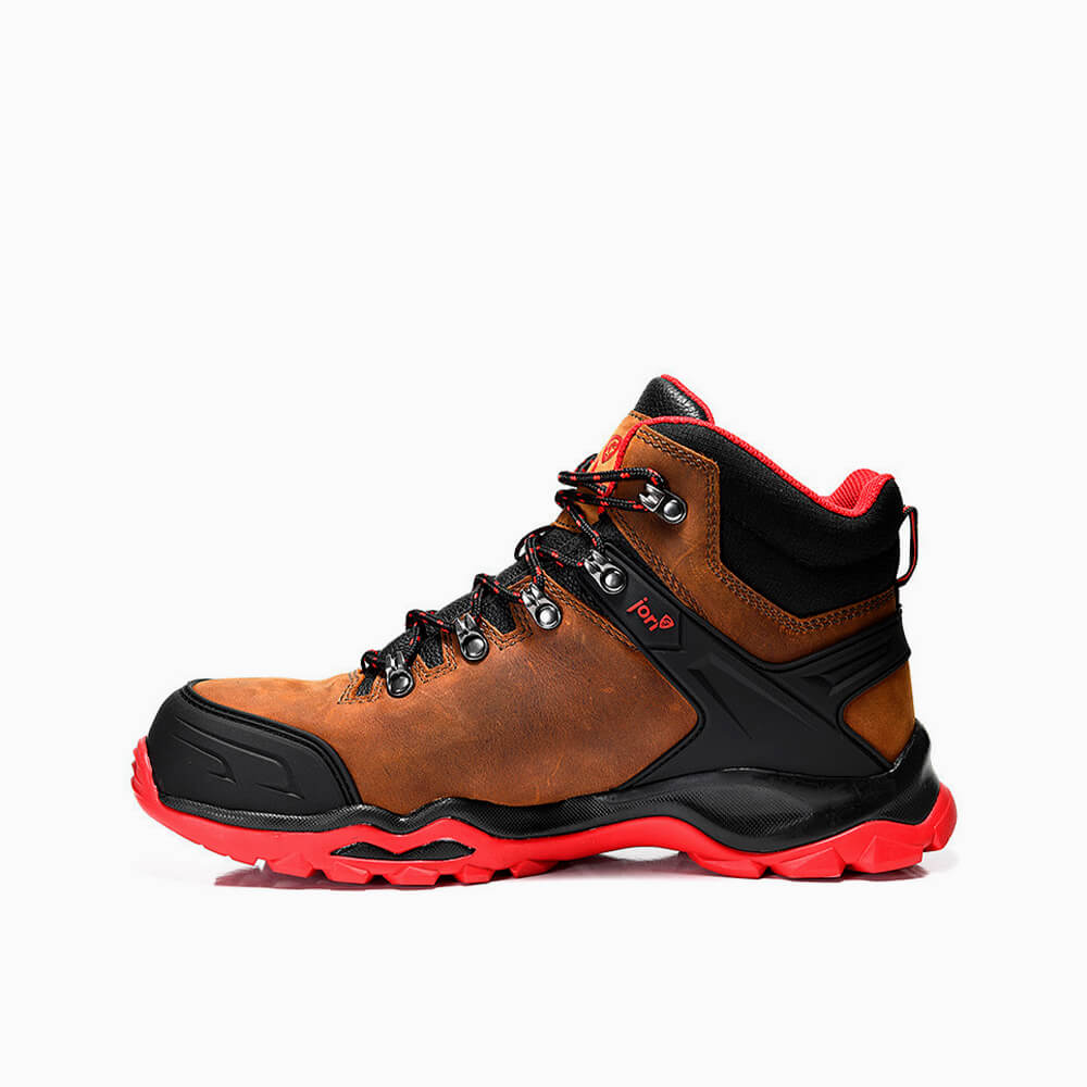 HERREN JORI Sicherheitsschnürstiefel jo_POWERFUL brown Mid S3S
