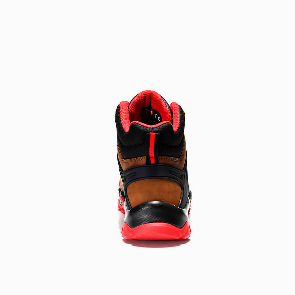 HERREN JORI Sicherheitsschnürstiefel jo_POWERFUL brown Mid S3S
