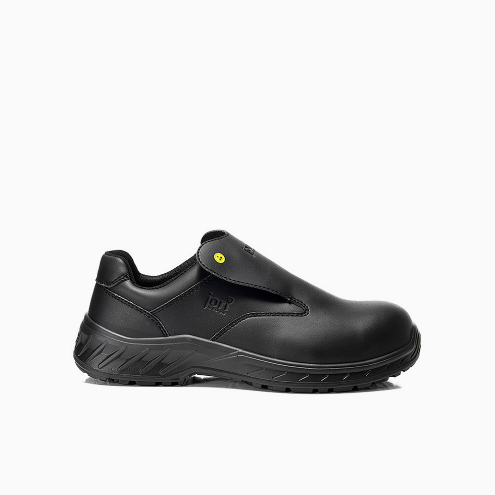 HERREN JORI Sicherheitshalbschuh jo_CLEAN Slipper black Low ESD S3S