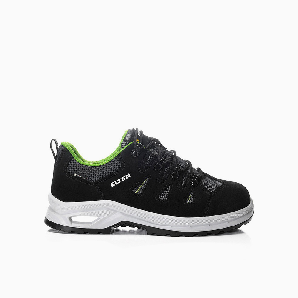 ELTEN HERREN Sicherheitshalbschuh RIWEMO XXP GTX black-green Low ESD S2 WR CI