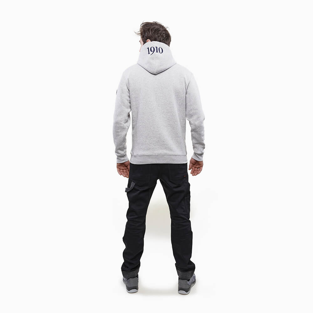 ELTEN HOODIE Retro grey melange