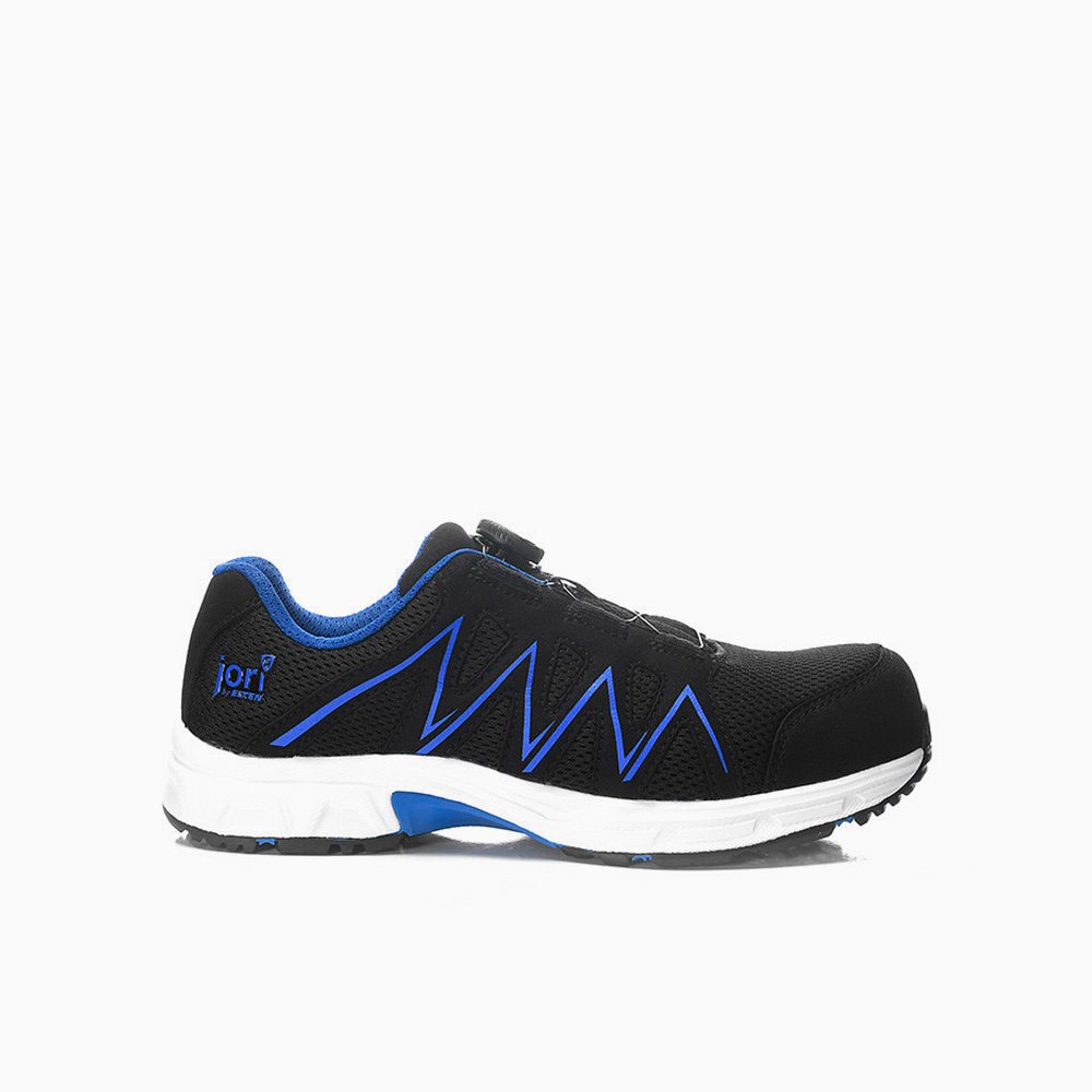 HERREN JORI Sicherheitshalbschuh jo_SPEEDY BOA® black-blue Low ESD S1PS