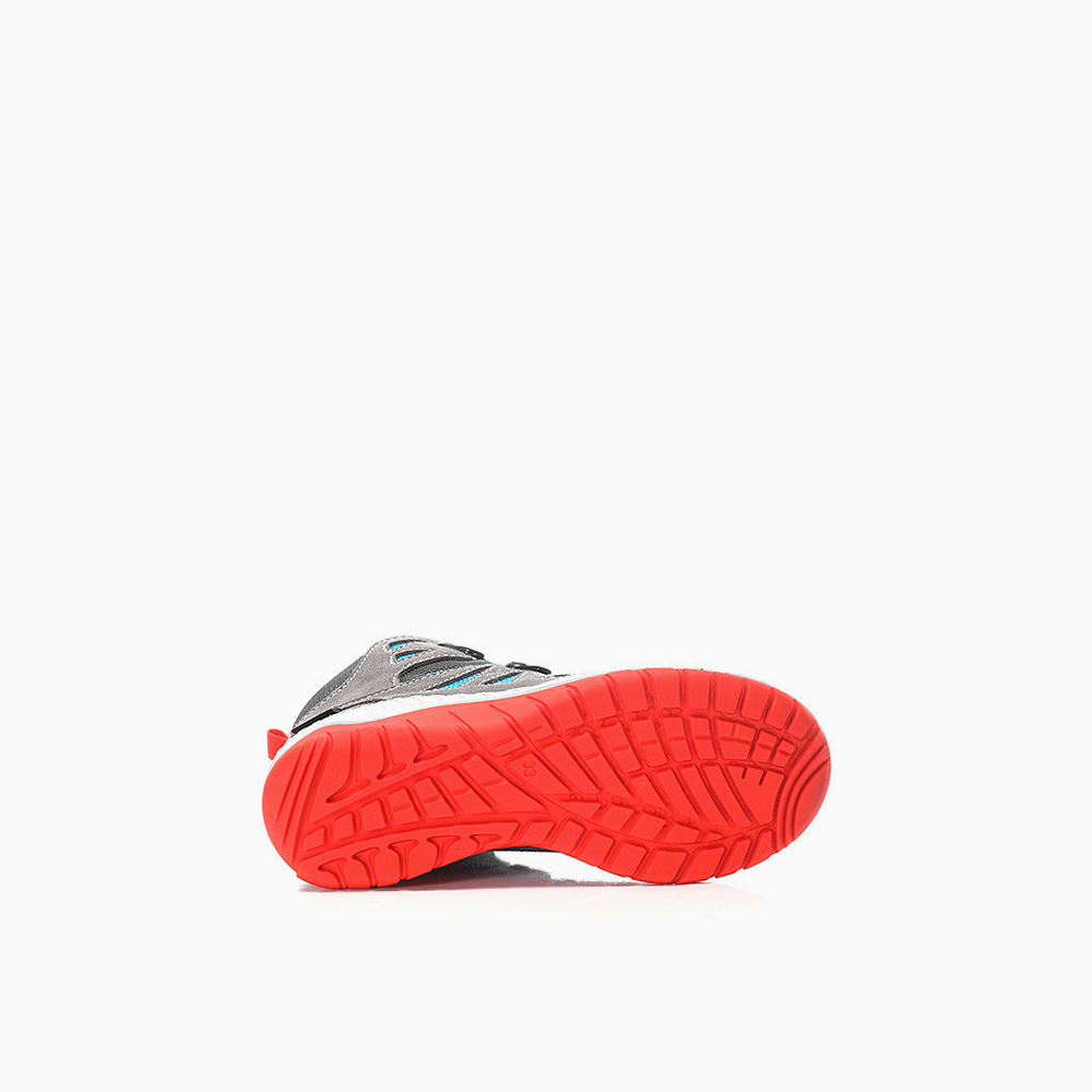 ELTEN Stiefel MADDOX Kids BOA® grey-red Mid