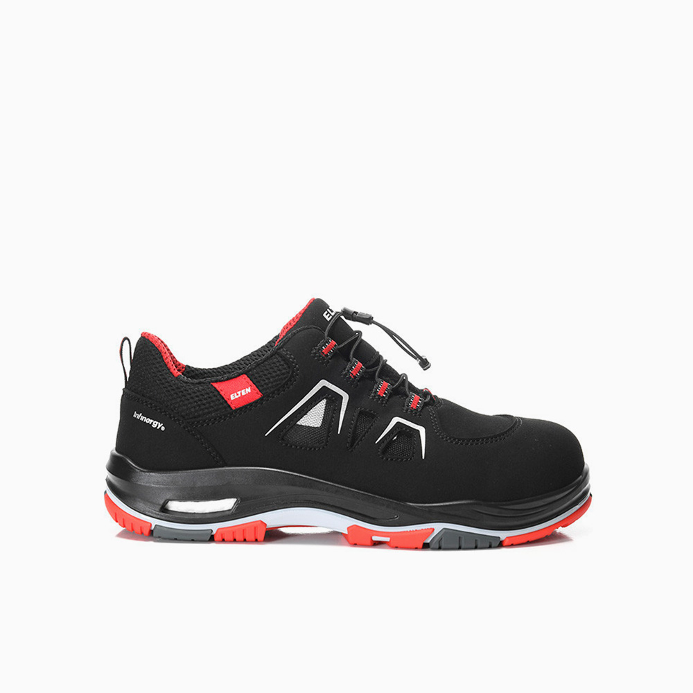 ELTEN DAMEN Sicherheitssandale ALAN XXTP black-red Easy ESD S1PS