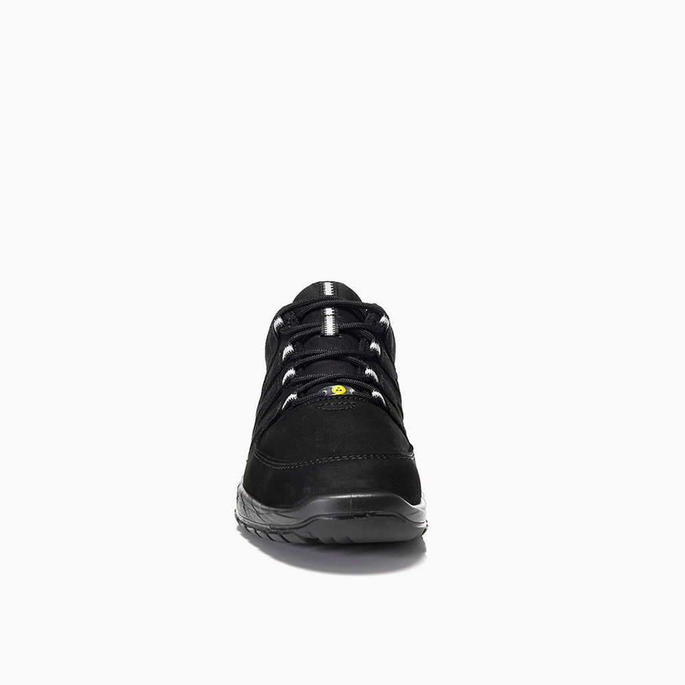 ELTEN HERREN Berufshalbschuh MADDOX black leather Low ESD O2