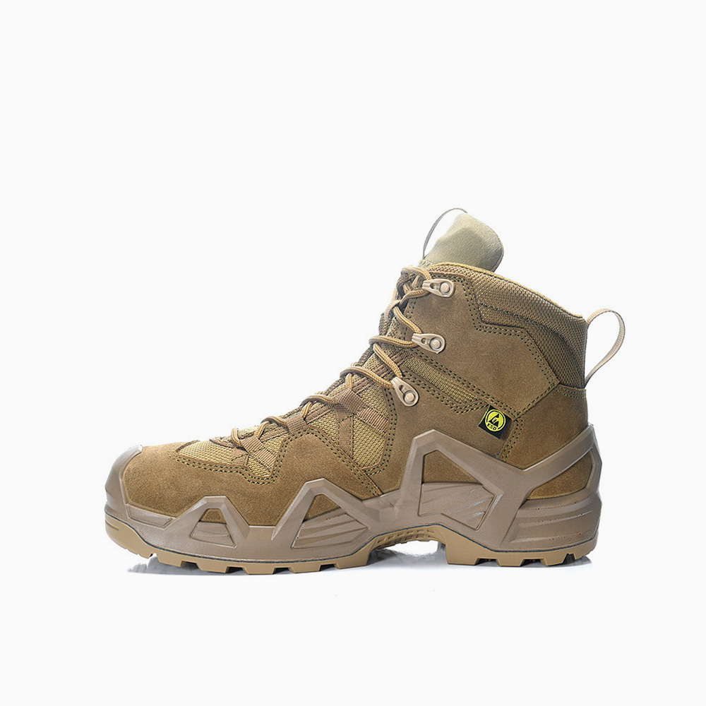 HERREN LOWA Sicherheitsschnürstiefel ZEPHYR Work GTX coyote Mid ESD S3S