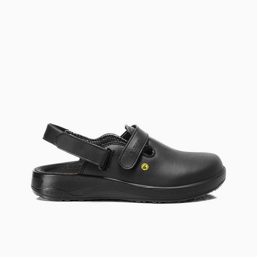 ELTEN HERREN Sicherheitsclog MICHEL black ESD SB