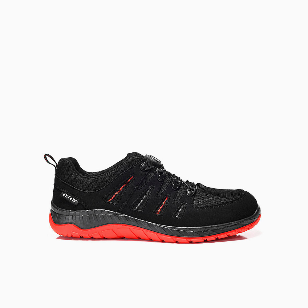 ELTEN DAMEN Sicherheitshalbschuh MADDOX BOA® black-red Low ESD S3S