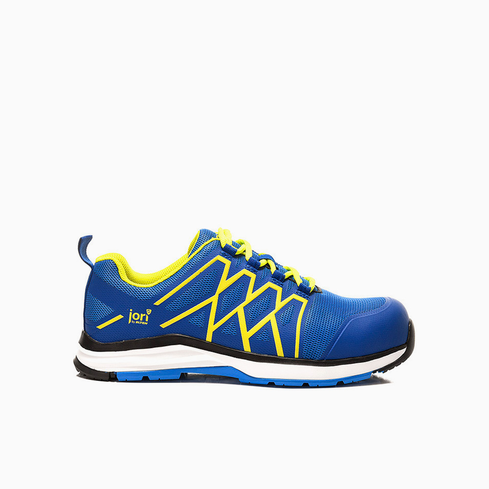 HERREN JORI Sicherheitshalbschuh jo_SWIFT blue-yellow Low ESD S1PS