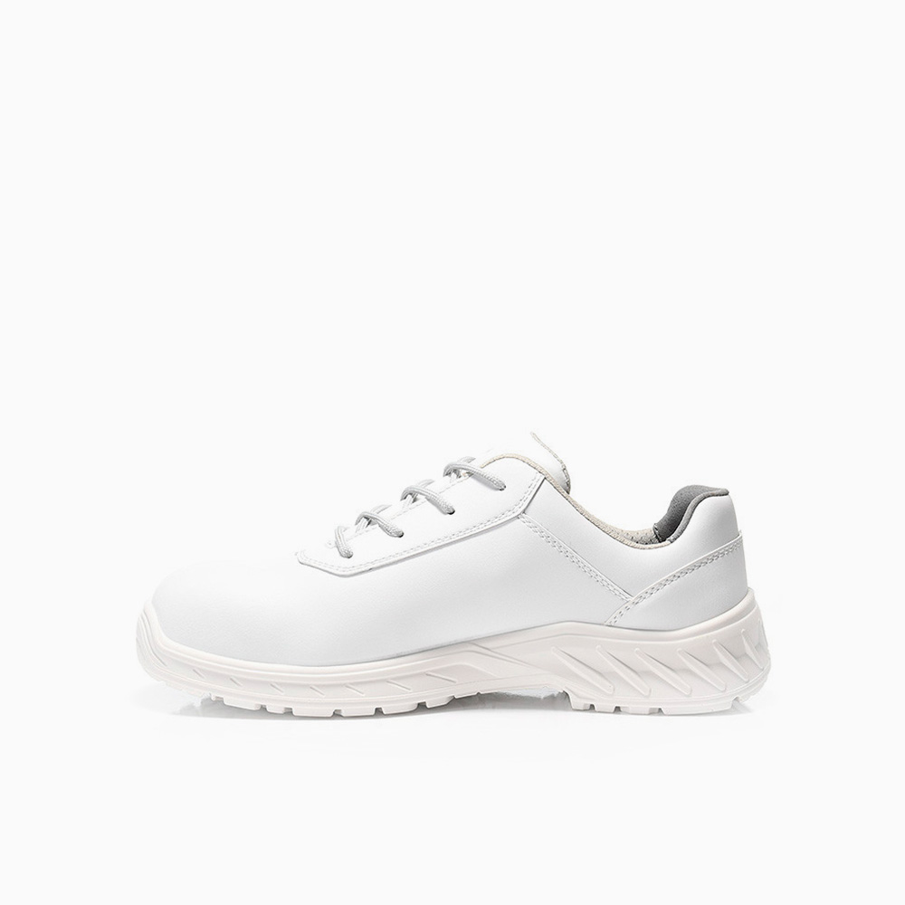 DAMEN JORI Sicherheitshalbschuh jo_CLEAN Loop white Low ESD S3S