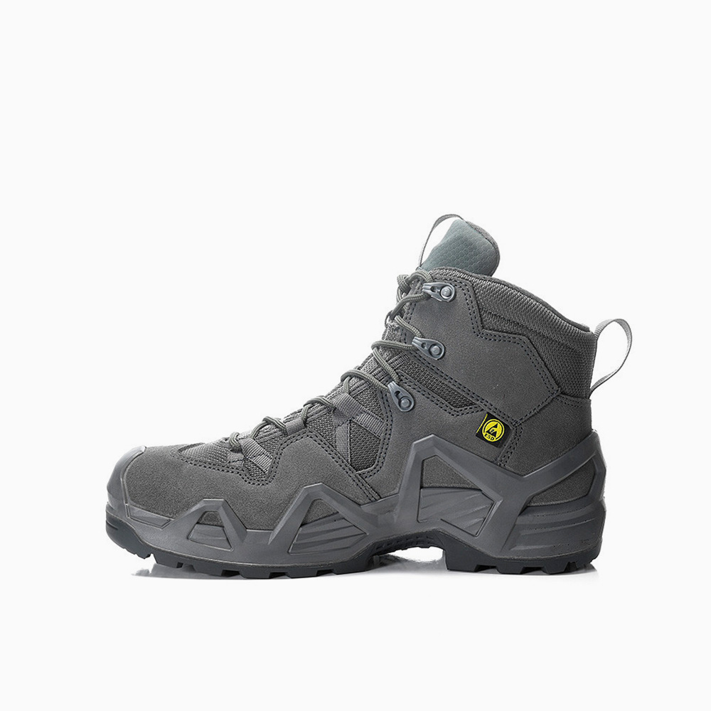 HERREN LOWA Sicherheitsschnürstiefel ZEPHYR Work GTX wolf Mid ESD S3S