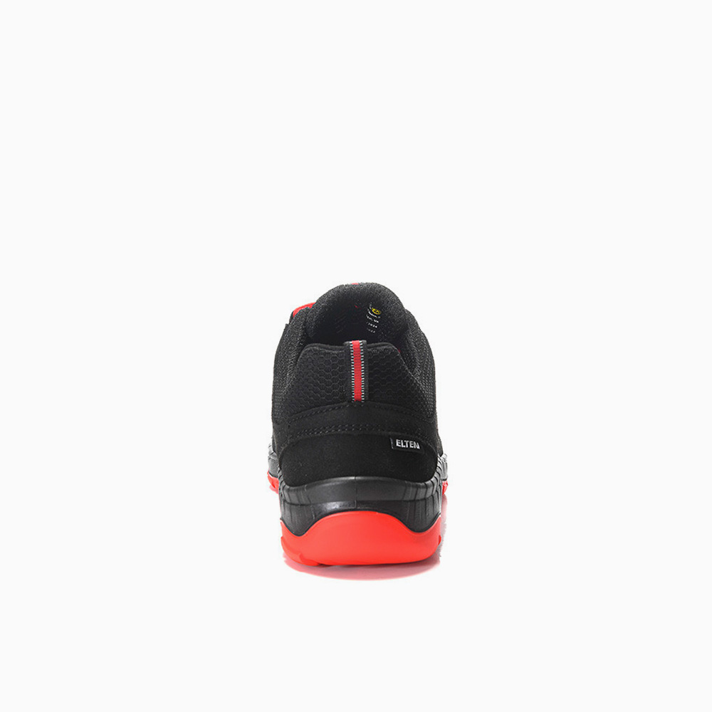 ELTEN HERREN Sicherheitshalbschuh MADDOX Compo black-red Low ESD S3S