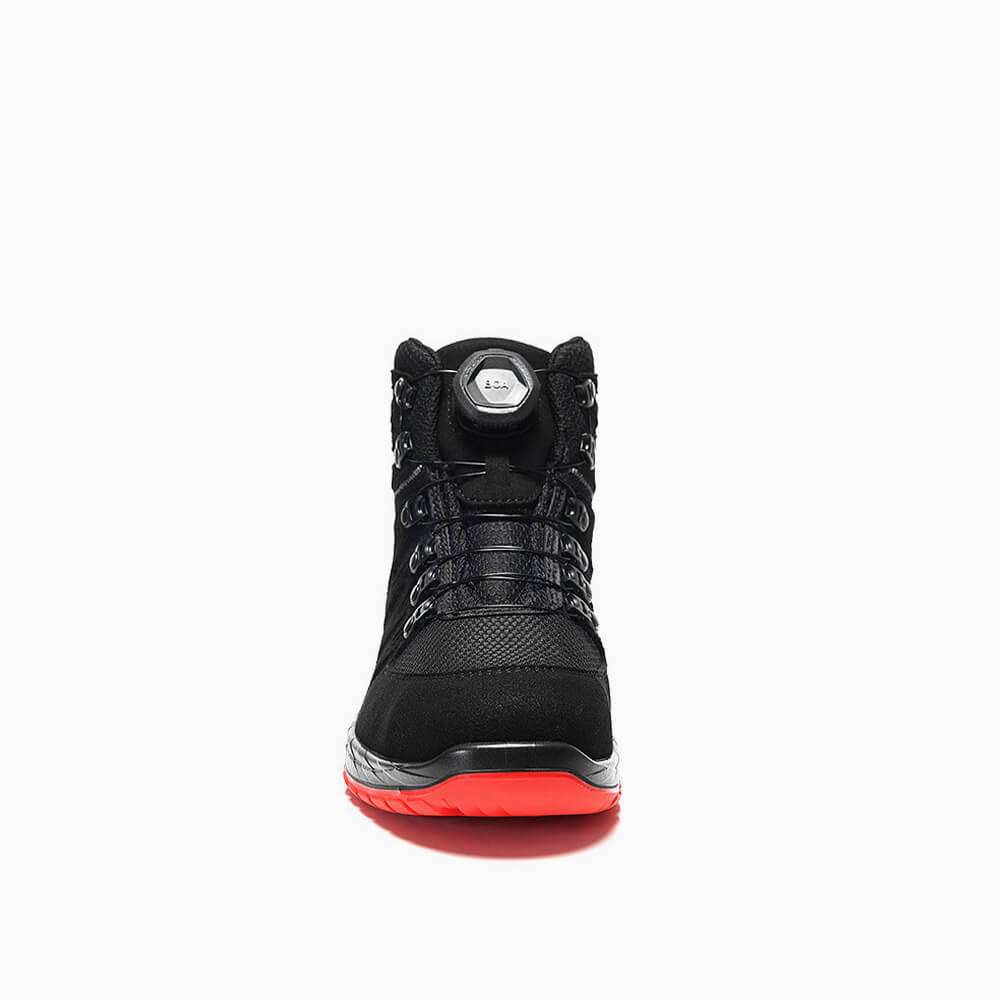 ELTEN HERREN Sicherheitsstiefel MADDOX BOA® black-red Mid ESD S3S